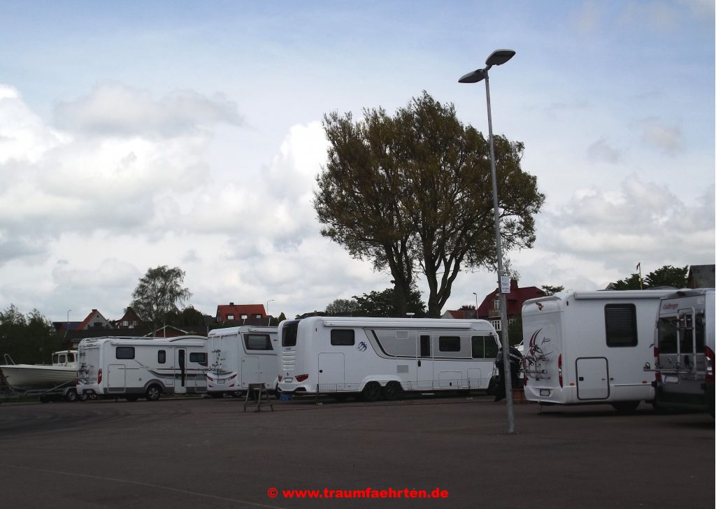 Råå Marina mit dem Wohnmobil