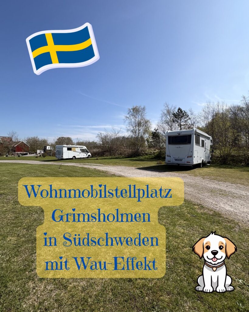 Wohnmobilstellplatz Grimsholmen in Südschweden